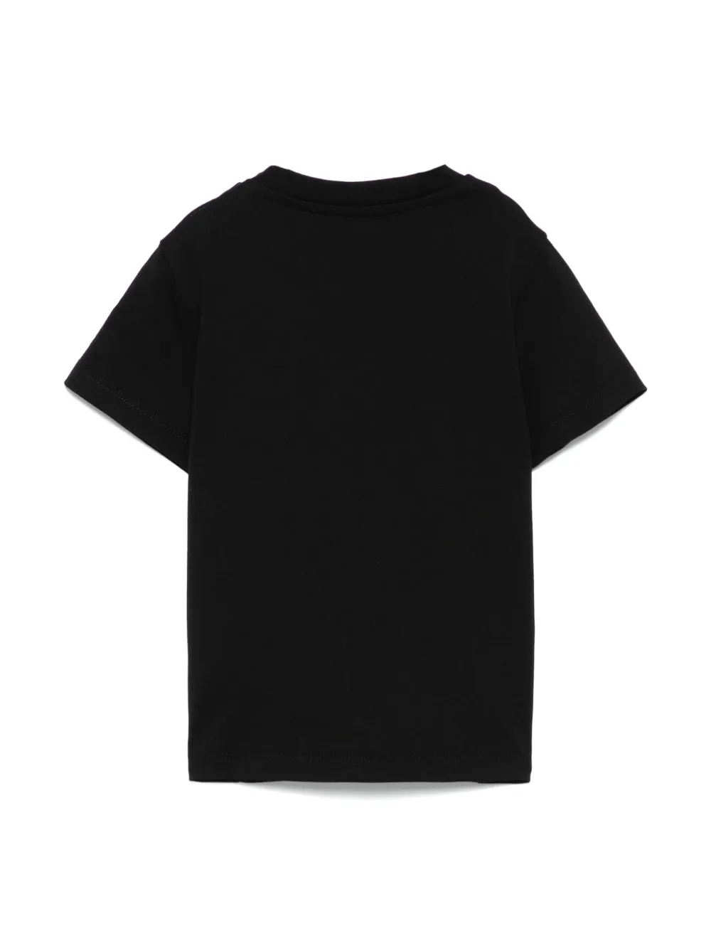 Balmain Kids T-shirt met geborduurd logo - Zwart