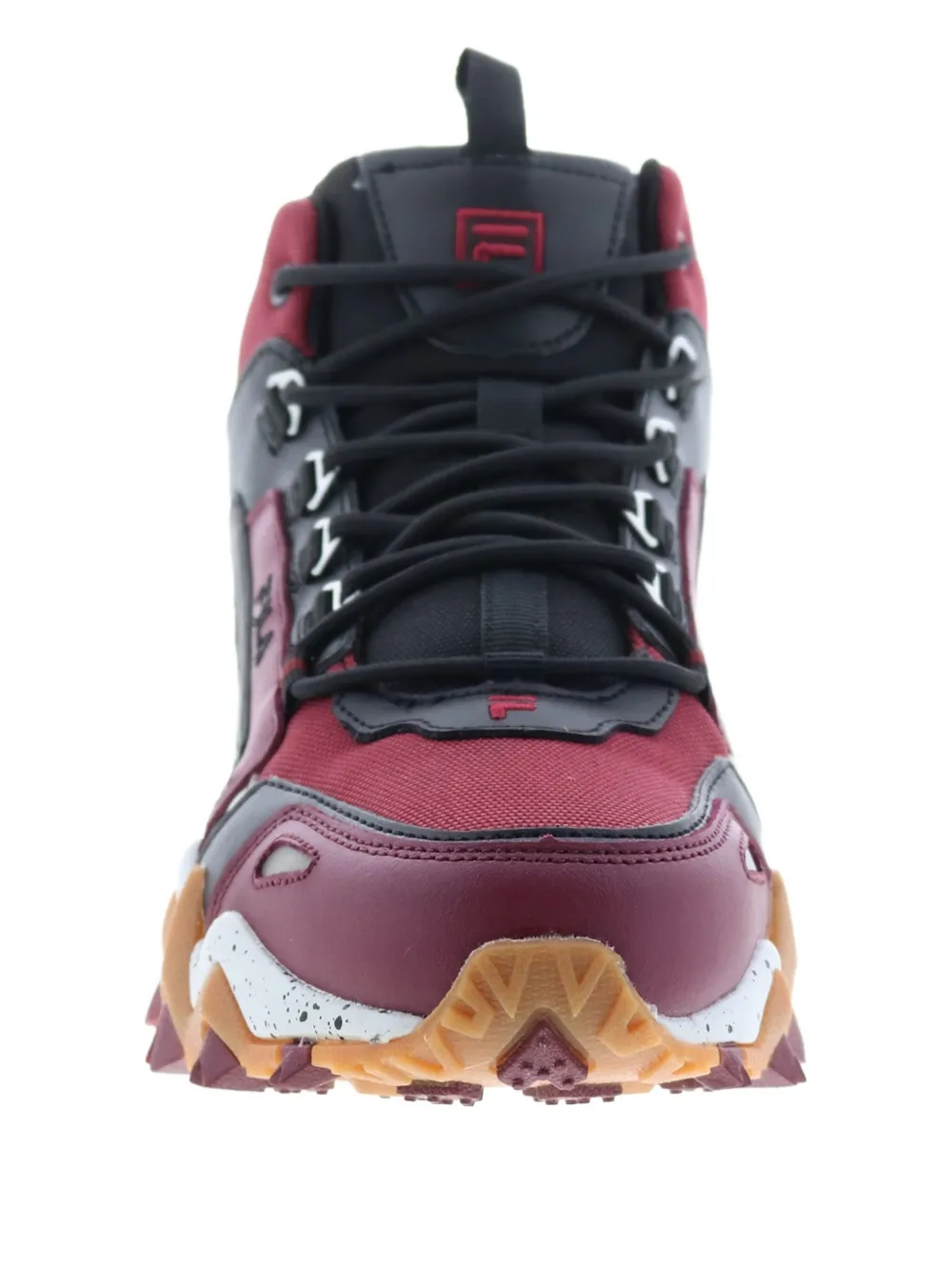 Fila Oakmont Trail Mid "Tawny Port Black Glacier Gray" sneakers Red
