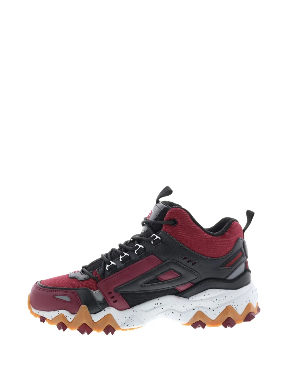 Fila Oakmont Trail Mid "Tawny Port Black Glacier Gray" sneakers Red