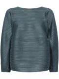 Pleats Please Issey Miyake pleated blouse - Blue