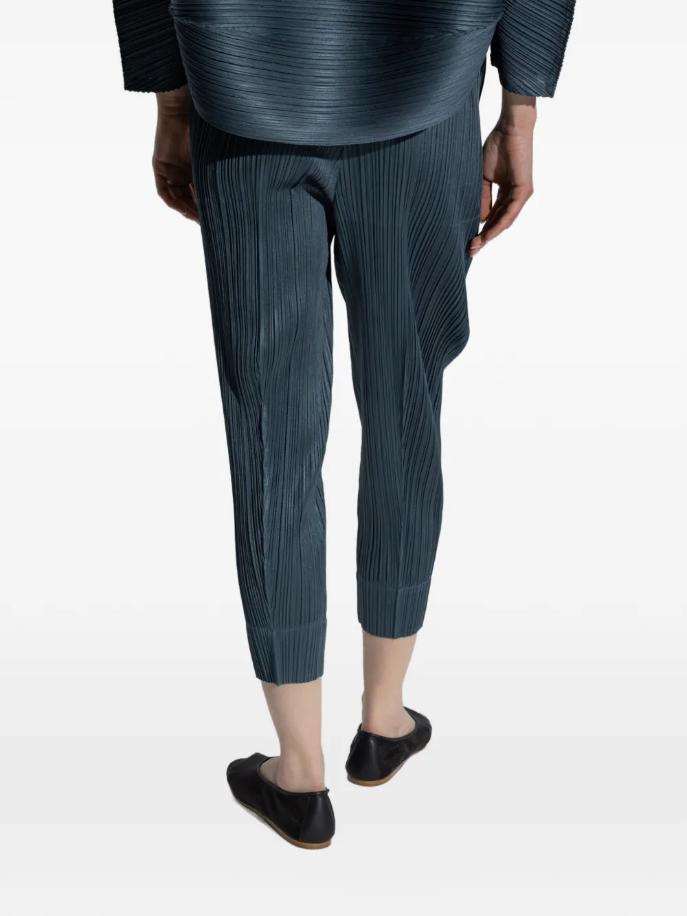 Pleats Please Issey Miyake Plooibroek Blauw