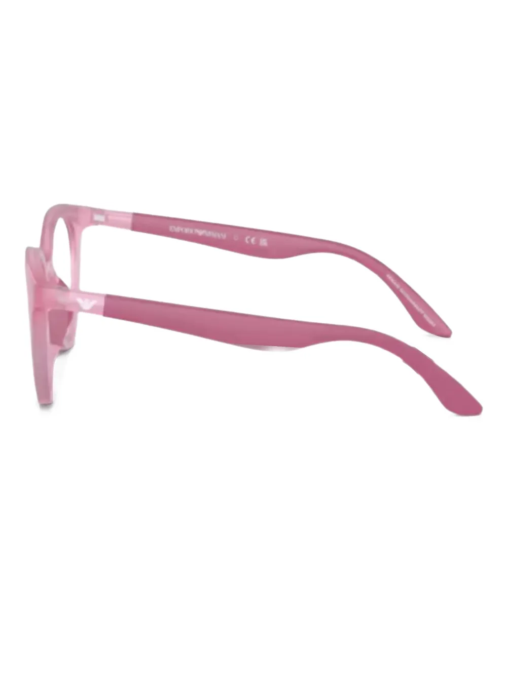 Emporio Armani ラウンドサングラス ピンク Emporio Armani Vista ラウンドメガネフレーム | ピンク | FARFETCH JP
