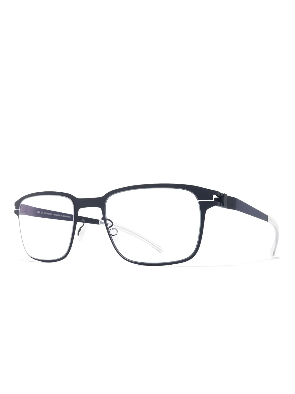 Mykita Edison bril met rechthoekig montuur Zwart