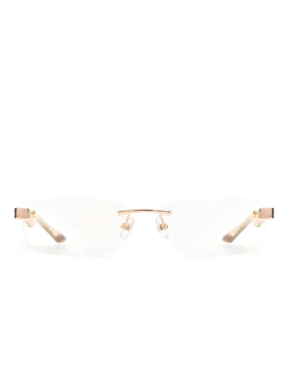 Maybach eyewear lunettes de vue carrées The Artist III | rose | Image 1