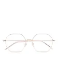 Kaleos Wellington geometric-frame glasses - Pink