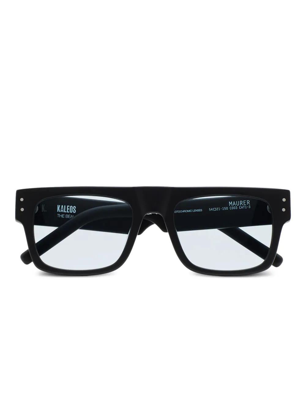 Kaleos Maurer rectangle-frame sunglasses | Black | Image 1