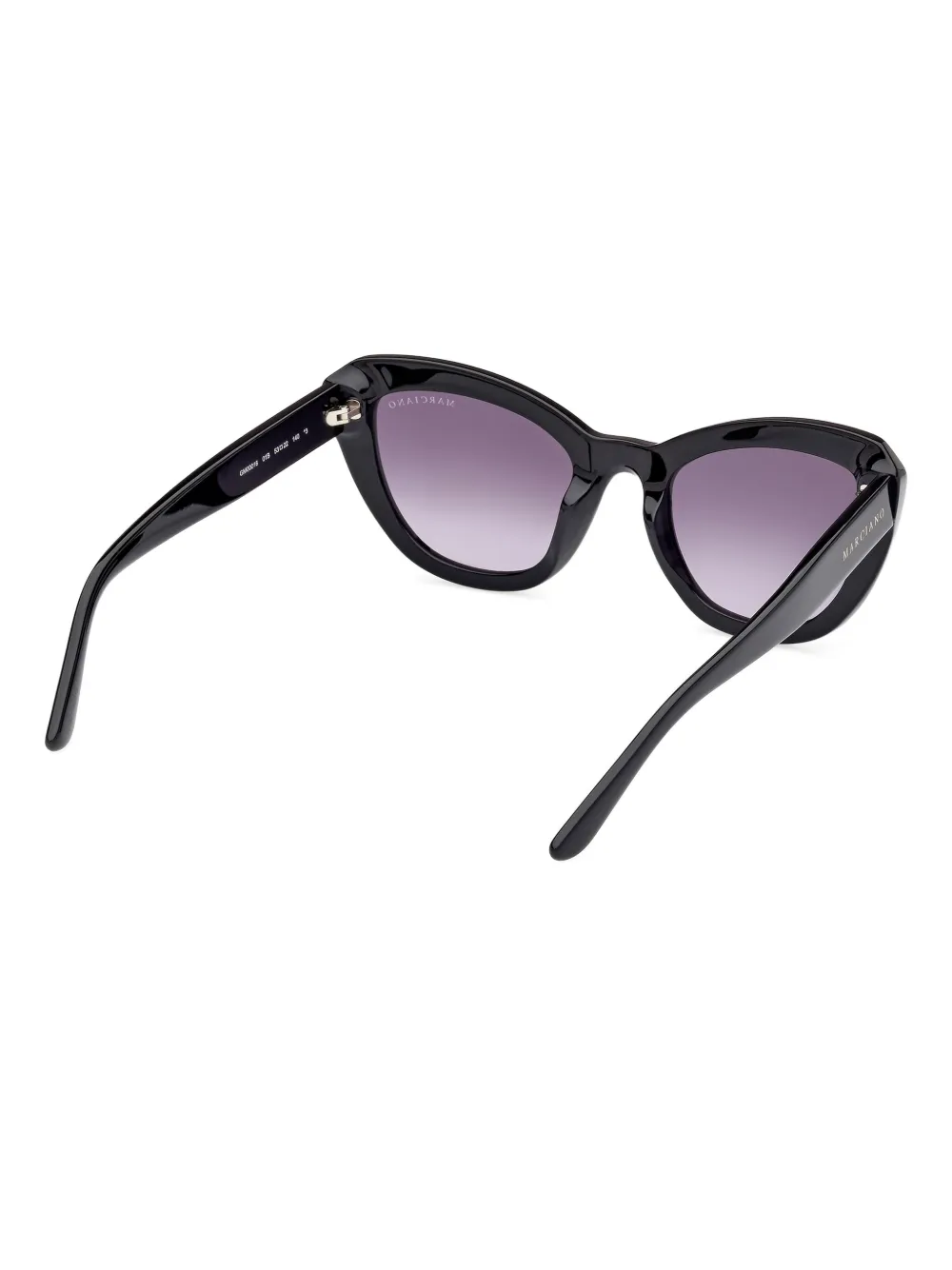 GUESS EYEWEAR Zonnebril met geometrisch montuur Zwart