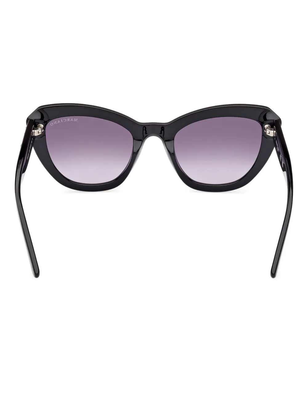 GUESS EYEWEAR Zonnebril met geometrisch montuur Zwart