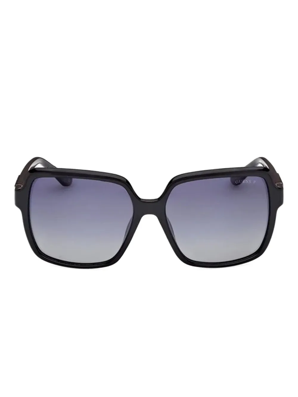 GUESS EYEWEAR スクエアフレーム サングラス - ブラック GUESS EYEWEAR スクエアフレーム サングラス - ブラック