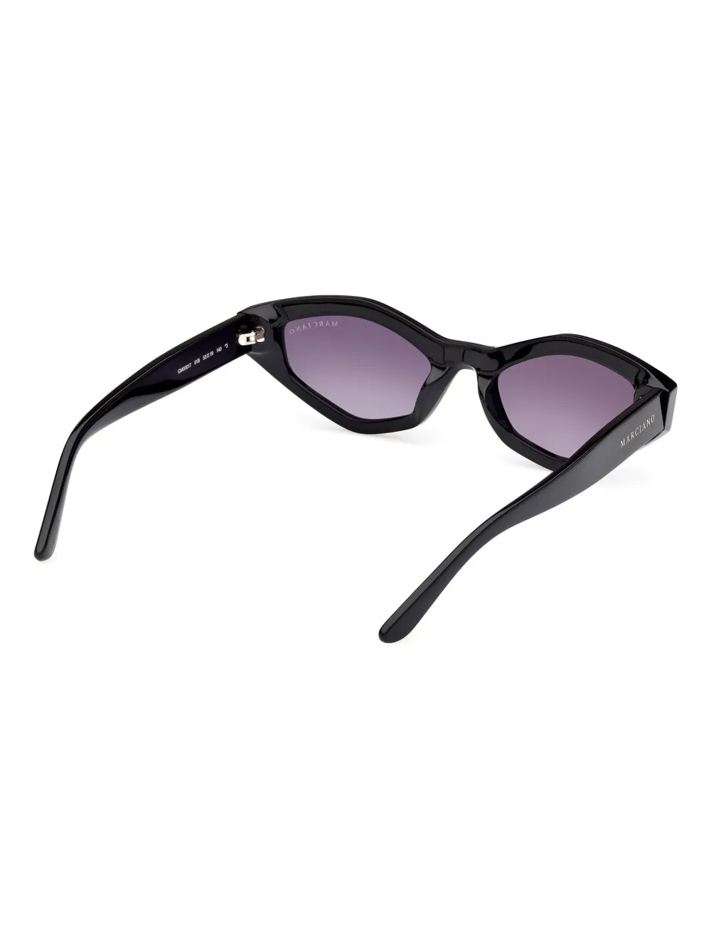 GUESS EYEWEAR Zonnebril met geometrisch montuur Zwart