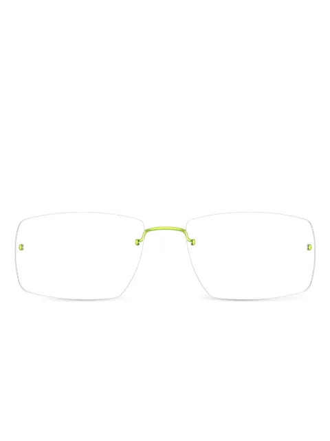 Lindberg rimless square-frame glasses