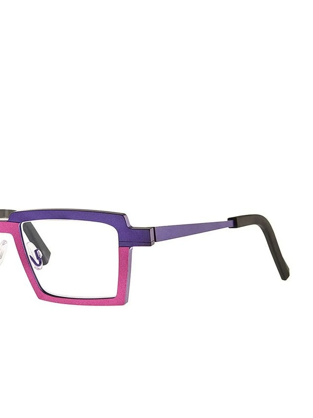 Theo Eyewear square-frame glasses - Paars