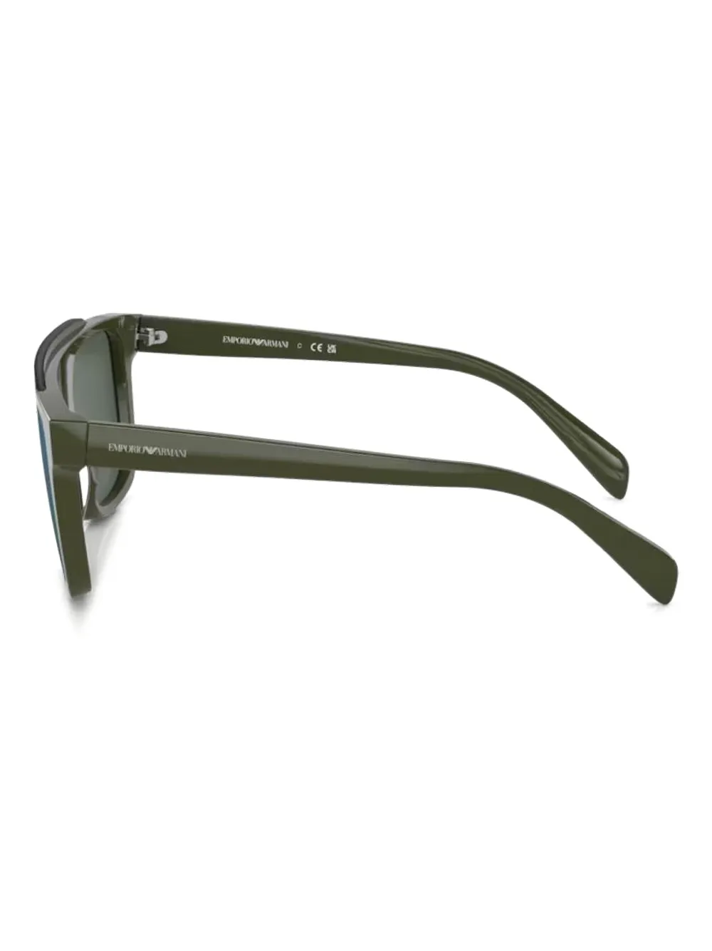 Emporio Armani Mask zonnebril Groen