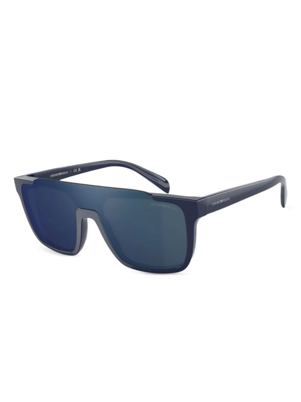 Emporio Armani Sole zonnebril met oversized montuur Blauw