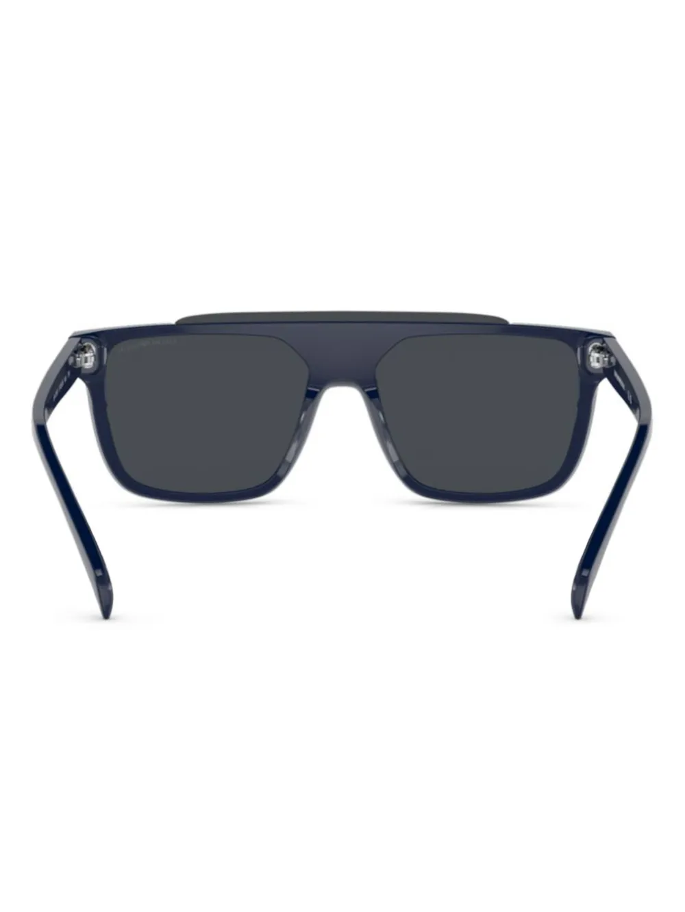 Emporio Armani Sole zonnebril met oversized montuur Blauw