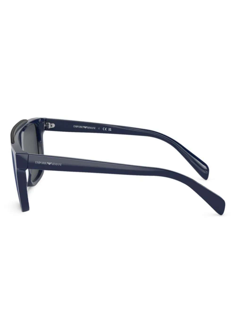 Emporio Armani Sole zonnebril met oversized montuur Blauw