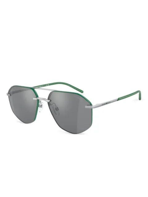 Emporio Armani lentes de sol estilo piloto