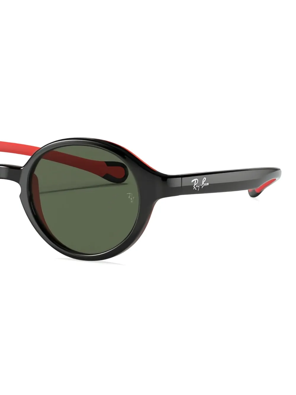 RAY-BAN JUNIOR Zonnebril met rond montuur Zwart