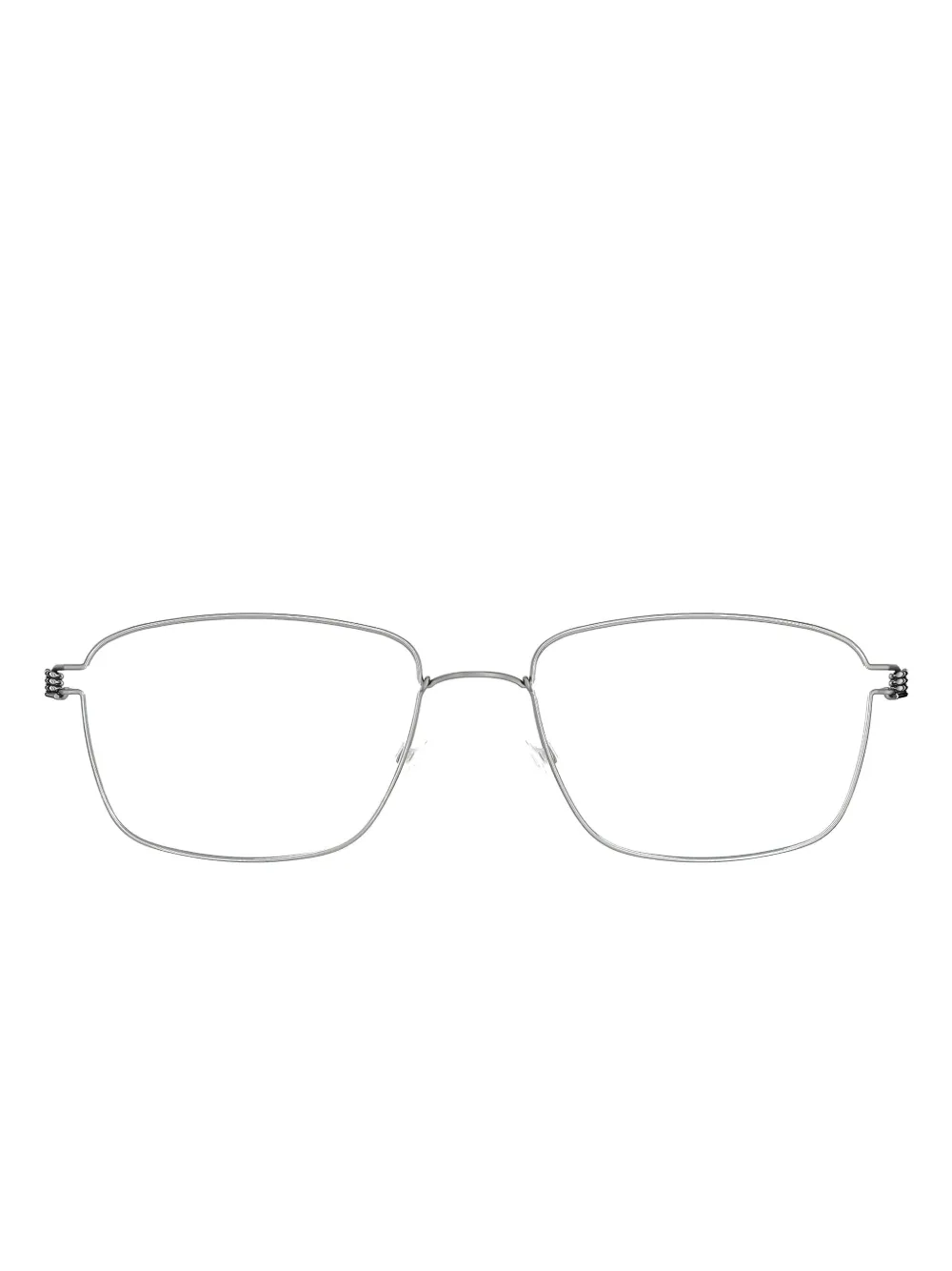 Lindberg スクエア眼鏡フレーム - グレー Lindberg スクエア眼鏡フレーム - グレー