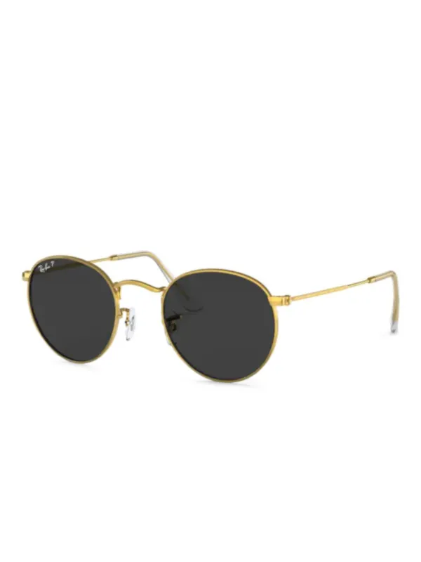 Ray-Ban Round Sunglasses | Gold | FARFETCH RO