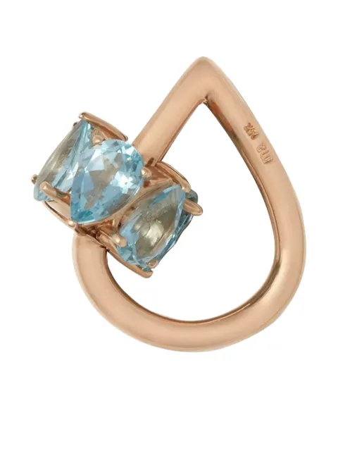 Marla Aaron dije Chubby Droplock en oro rosa de 14kt