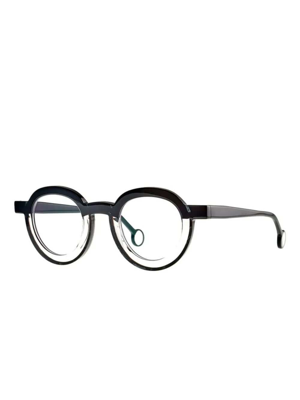 Theo Eyewear round-frame glasses - Zwart