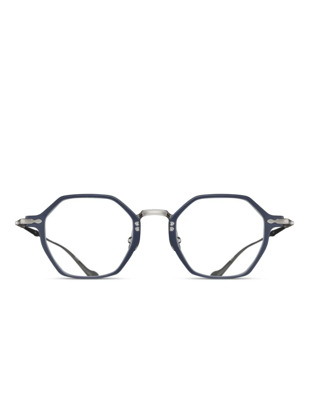 Matsuda Bril met geometrisch montuur Zilver