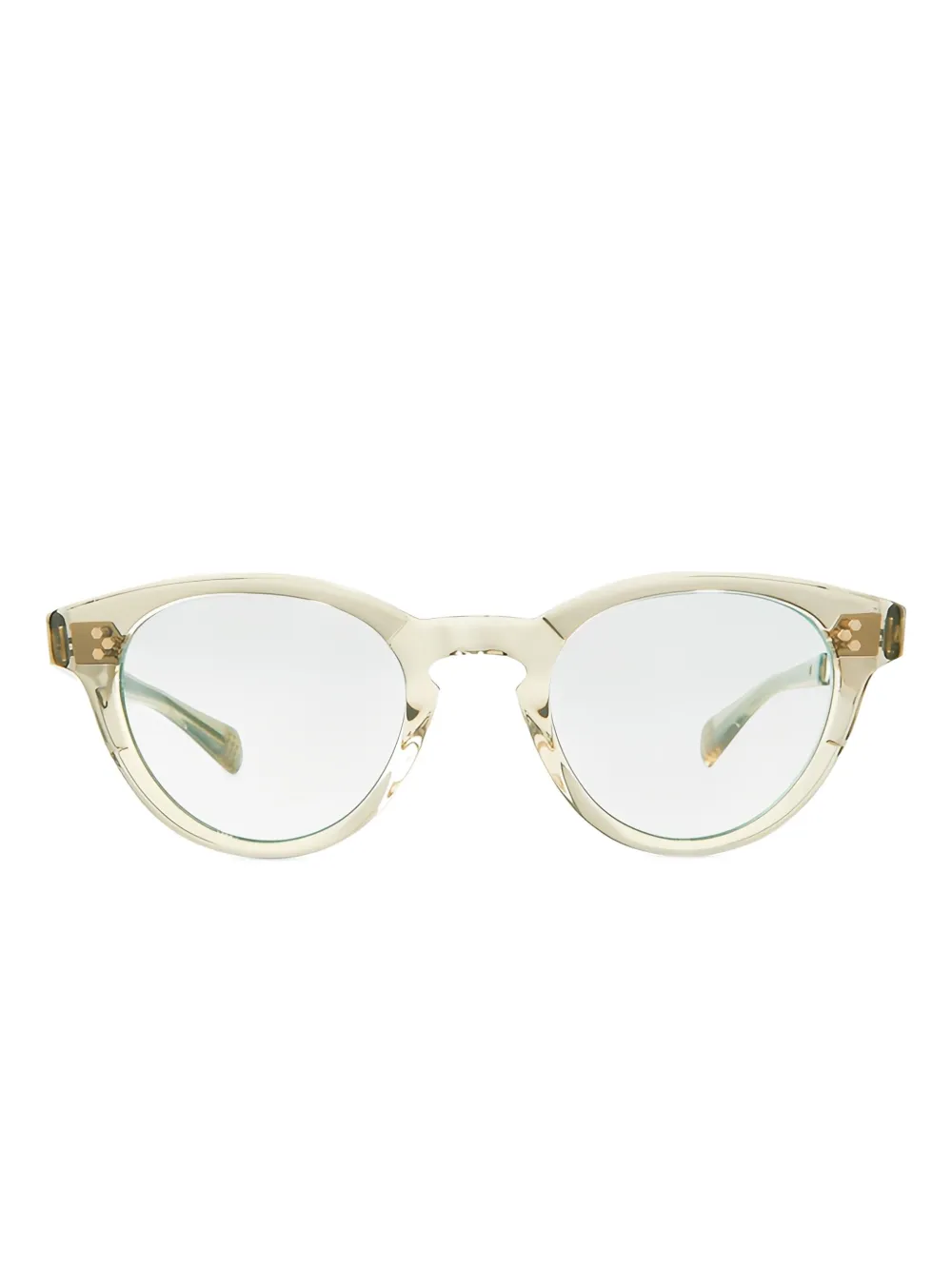 Mr Leight Audrey C Round-frame Glasses In Neutral