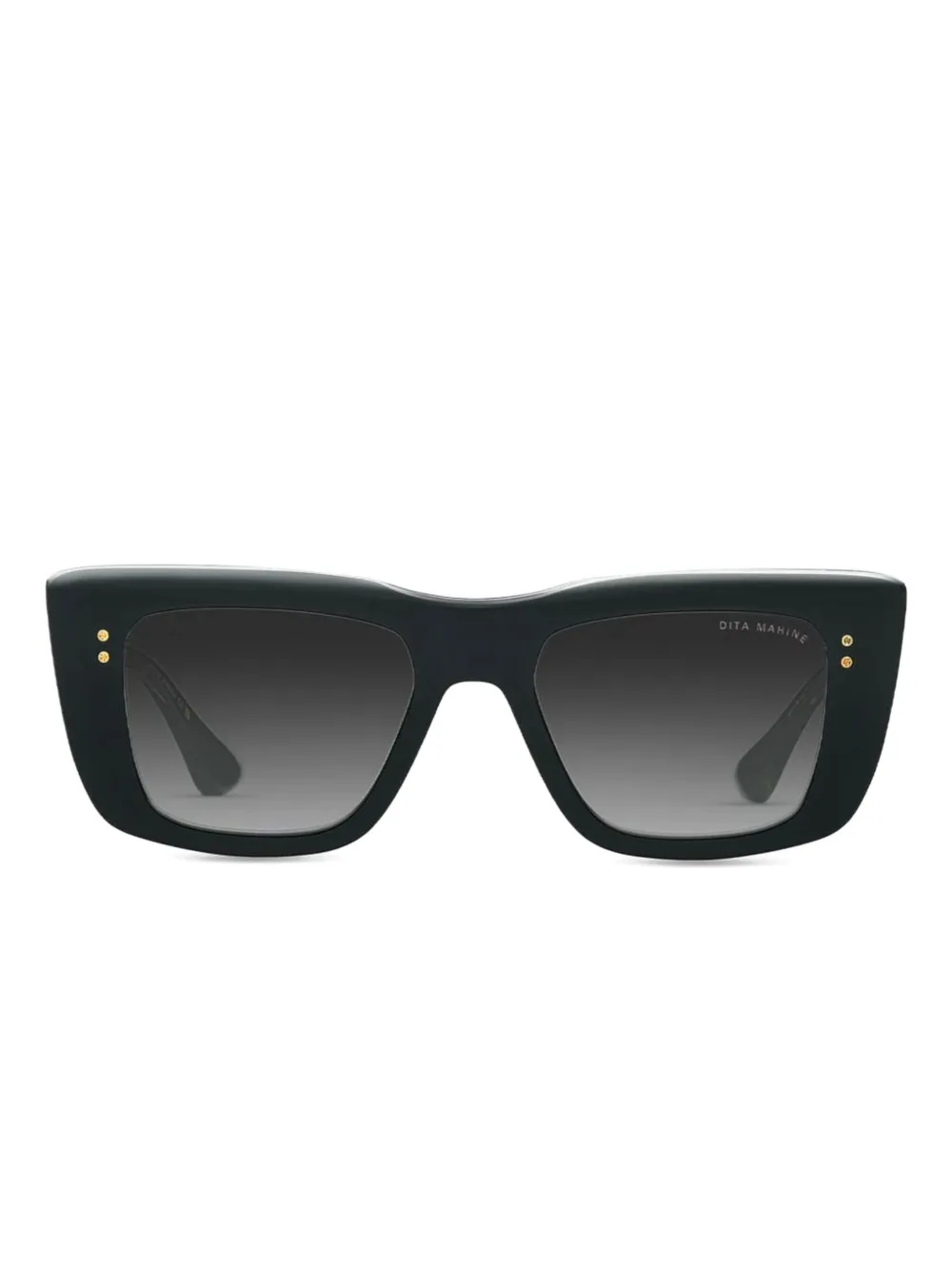 Dita Eyewear Mahine embellished square sunglasses Zwart