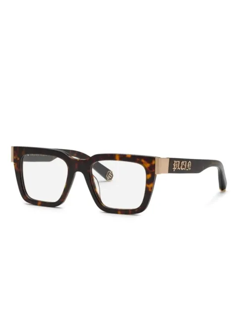 Philipp Plein Eyewear armazón estilo carey