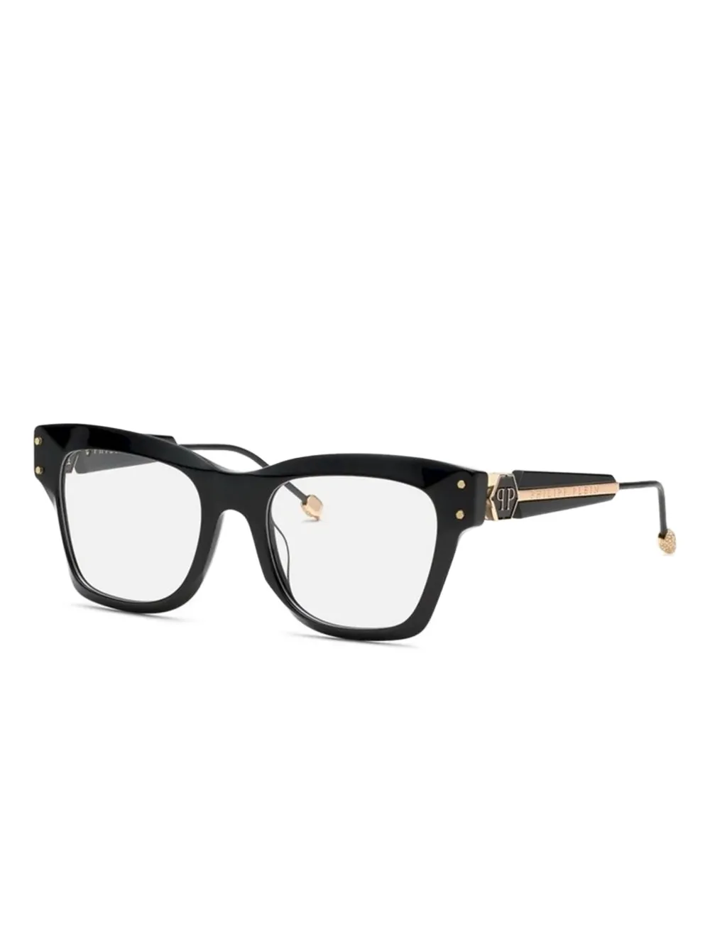 Philipp Plein Eyewear cat eye frames | Black | Image 1