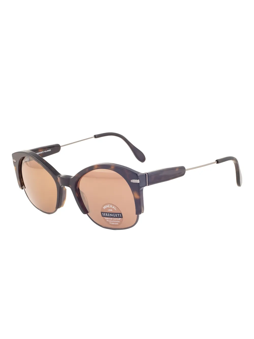 Serengeti Eyewear Vinita zonnebril met schildpadschild-design - Bruin