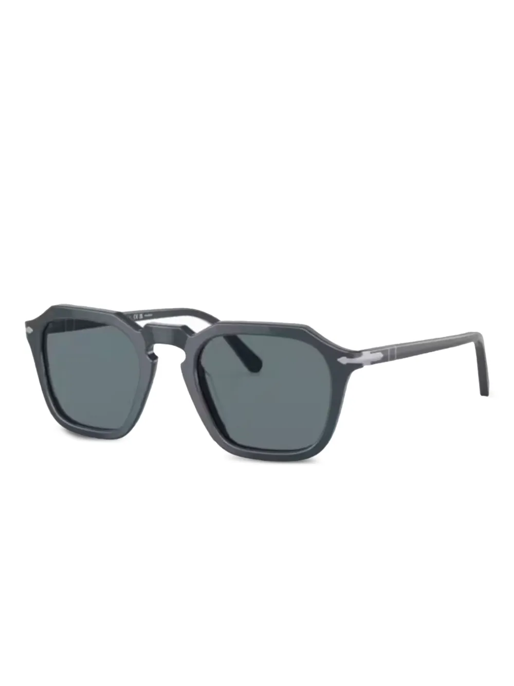 Persol Zonnebril met vierkant montuur Grijs