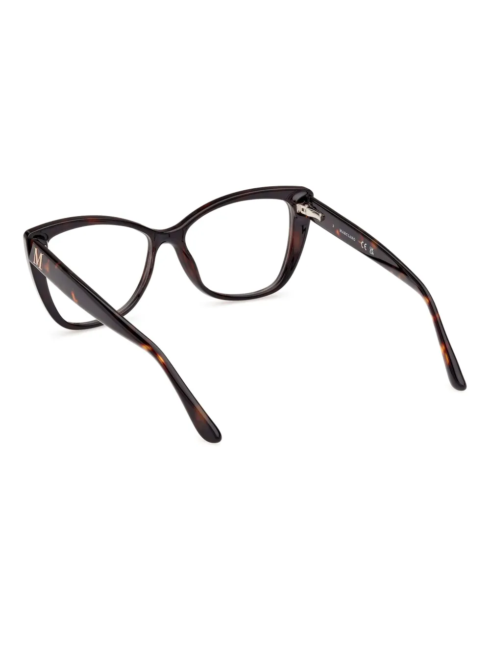 GUESS EYEWEAR Bril met geometrisch montuur Bruin