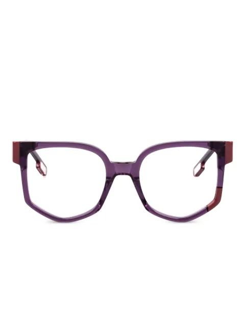 J Plus Fosca geometric-frame glasses