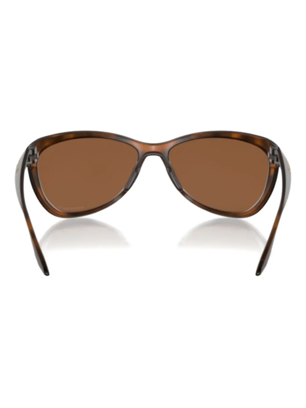 Oakley Pasque zonnebril met schildpadschild-design Bruin