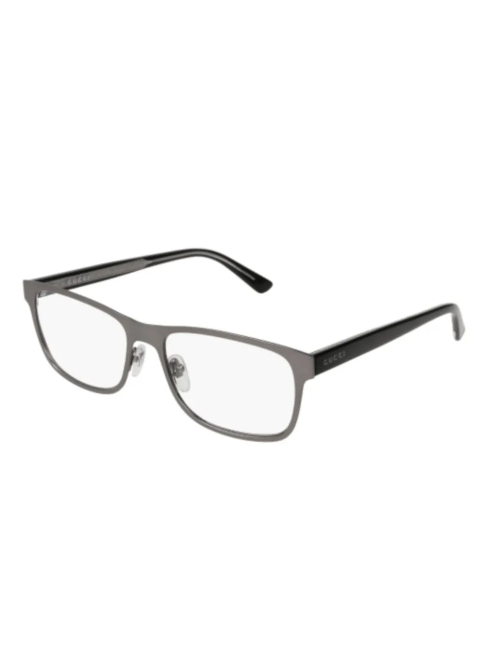 Gucci Eyewear rectangular-frame glasses - Zwart