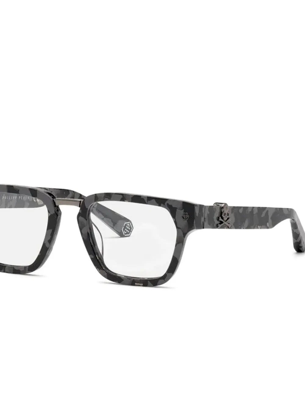 Philipp Plein Eyewear marbled effect frames | Men | Image 2