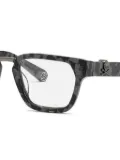 Philipp Plein Eyewear marbled effect frames - Grey