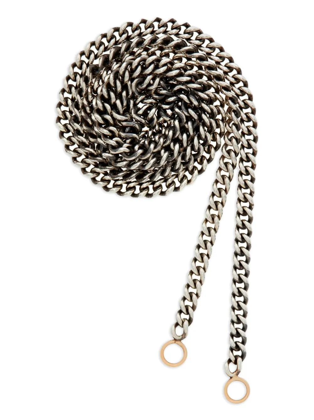Marla Aaron 14kt yellow gold Heavy Curb Chain bracelet | Silver | Image 1