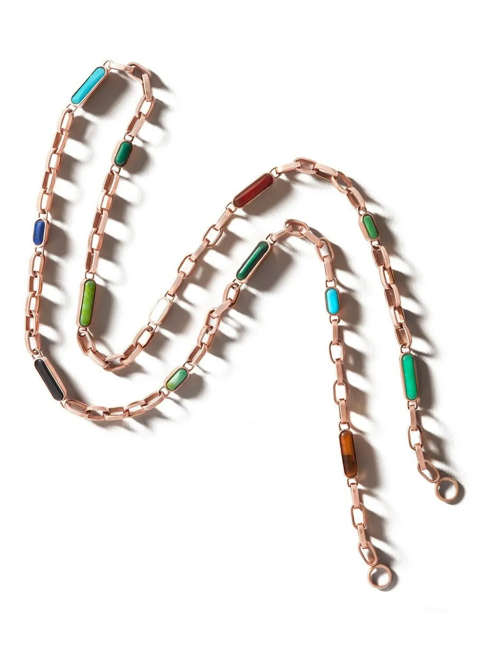 Marla Aaron collier All Inlay Chain en or 14ct | or | Image 1