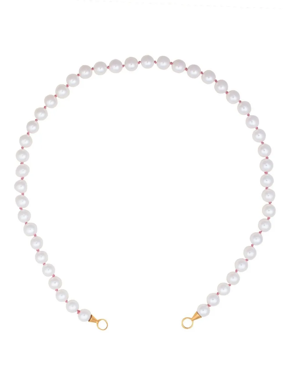 Marla Aaron 14kt yellow gold Akoya pearl strand necklace | Gold | Image 1