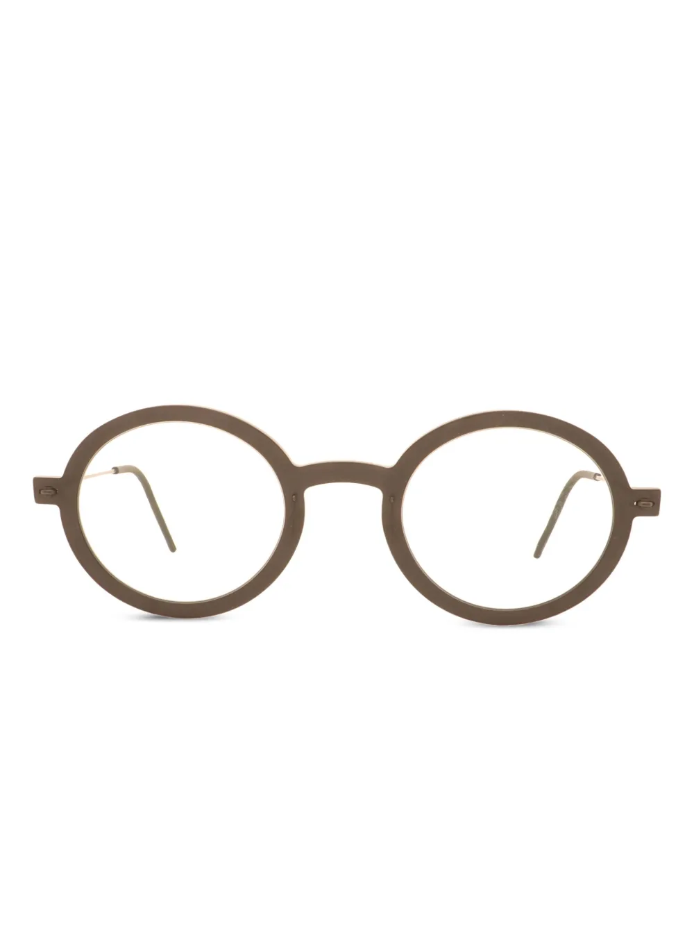 Lindberg round-frame glasses | Brown | Image 1
