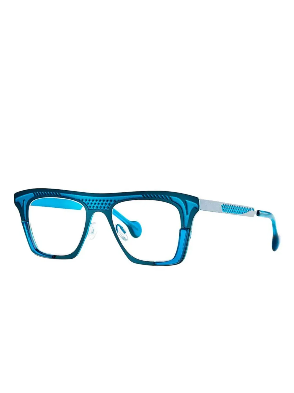 Theo Eyewear square-frame glasses - Blauw