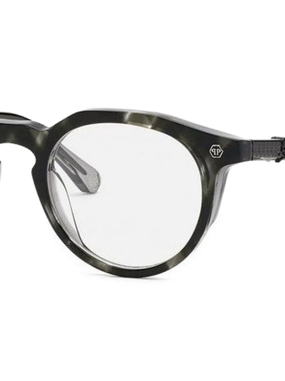 Philipp Plein Eyewear marbled round frames | Men | Image 2