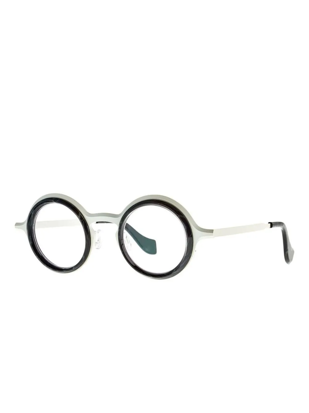 Theo Eyewear round-frame glasses - Blauw