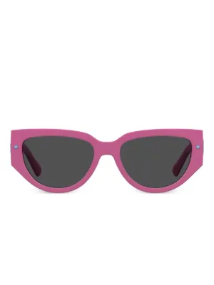 Chiara Ferragni chain-arms Sunglasses | Pink | FARFETCH display picture 3