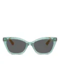 Vogue Eyewear colour-block sunglasses - Green