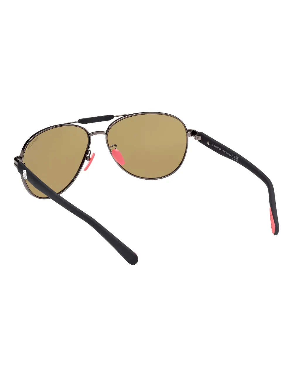 Moncler Eyewear Zonnebril met logoprint Zwart