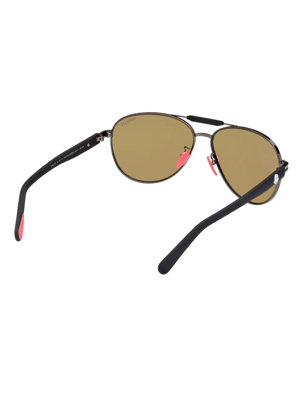 Moncler Eyewear Zonnebril met logoprint Zwart